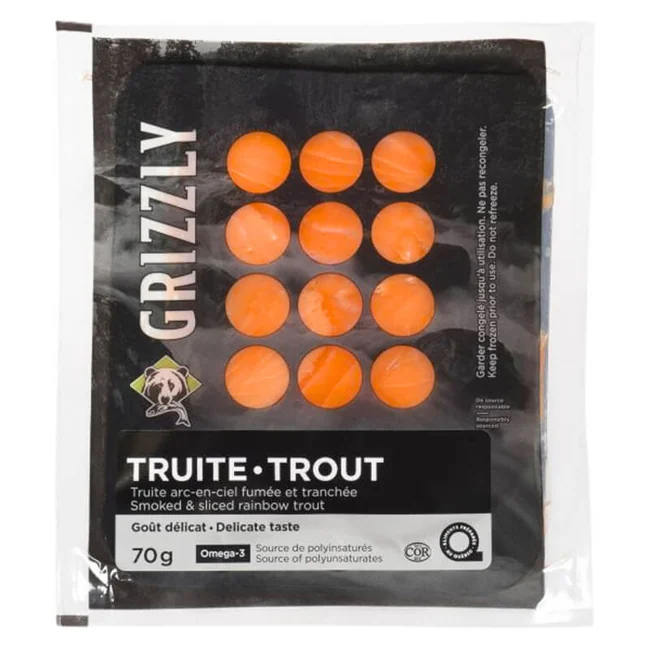 Truite Fumée Tranchée