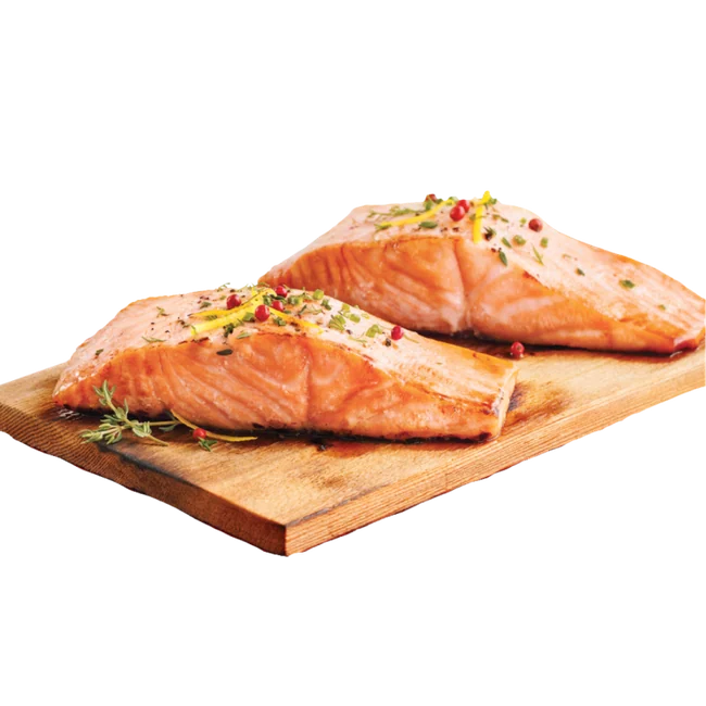 Saumon Planche Cèdre Érable Et BBQ